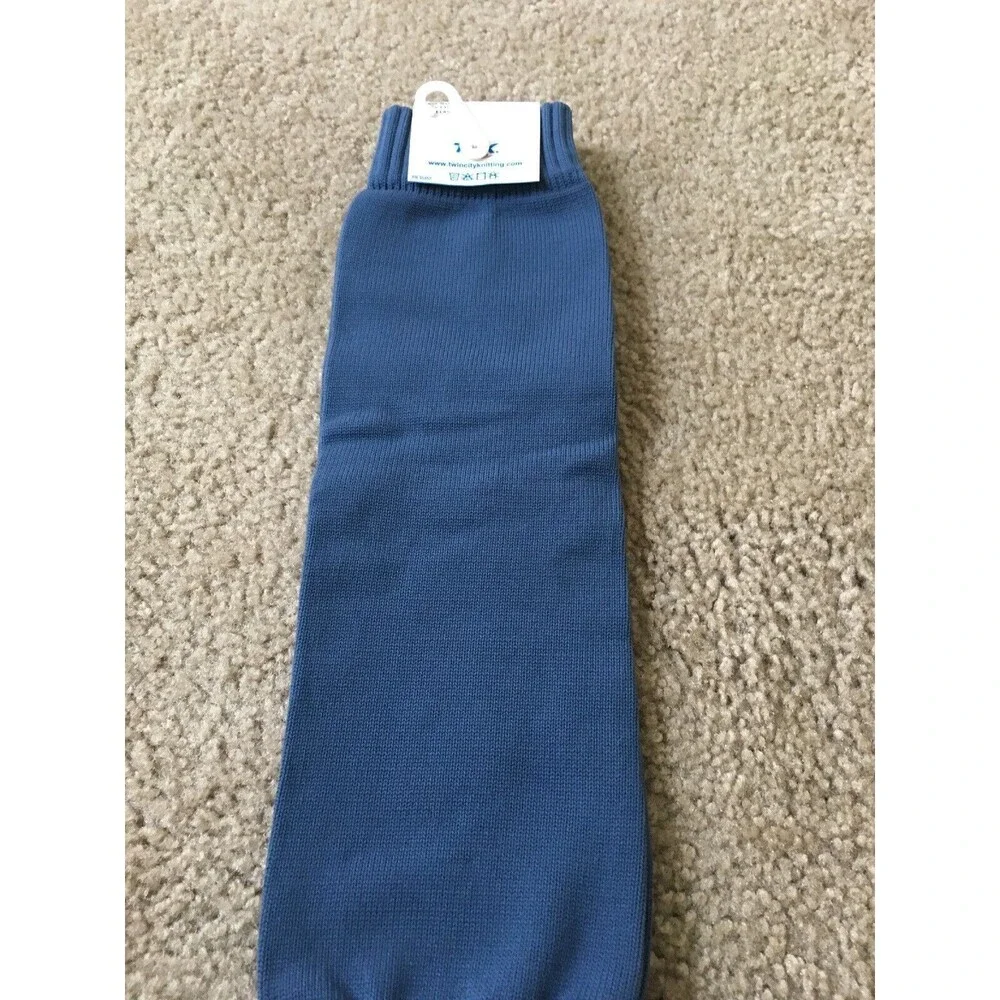 Men’s TCK Socks Football Leg Sleeve 15in Size XL Blue 1-Pair